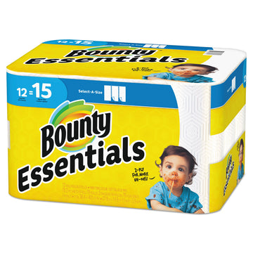 Paper Towels by Bounty – Pack of 12, Paper, White, Pack of 12, Model PGC92972