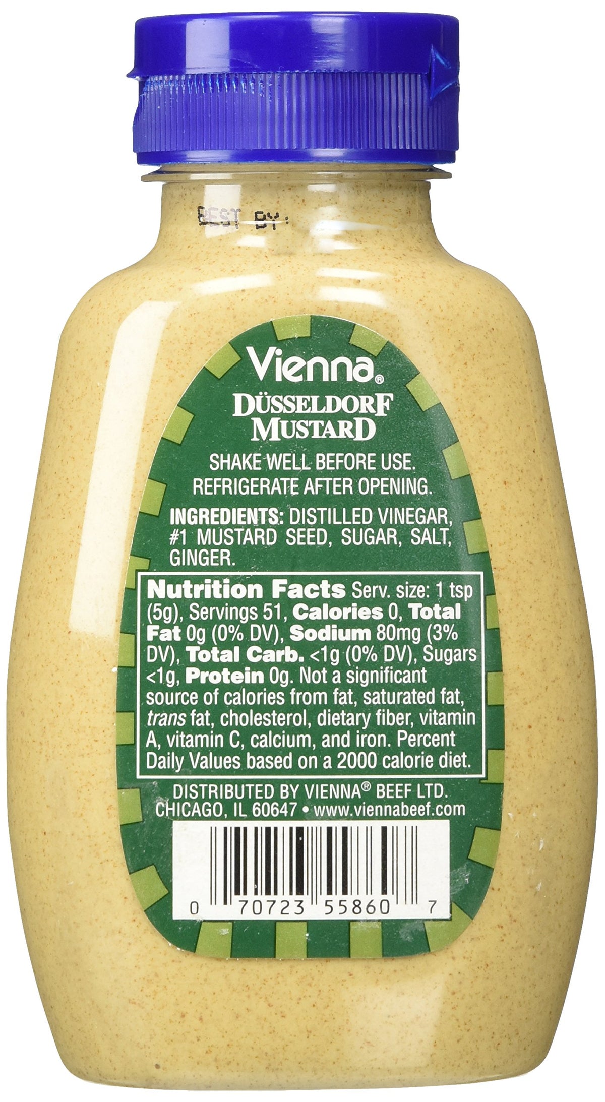 VIENNA ® DUSSELDORF MUSTARD by Vienna Beef – 9 Ounce (Pack of 1)