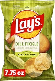 Lay's Potato Chips Dill Pickle Flavor, 7.75 Oz
