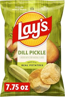 Lay's Potato Chips Dill Pickle Flavor, 7.75 Oz