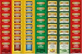 Twinings Best of Tea Sampler, 56 Count, 7 Flavor Herbal & Black Tea Variety