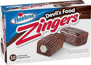 Hostess Iced Devil's Food Zingers | 12.7 Ounce | 10 Count | Pack of 2 (20 Total Zingers)