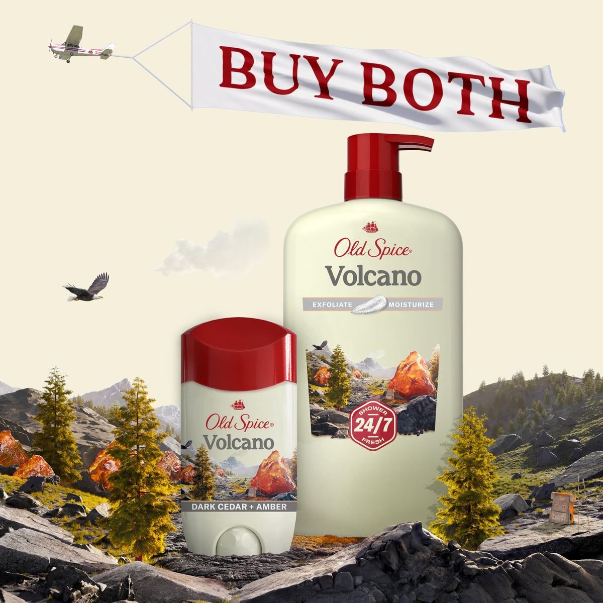 Old Spice 30 Fl Oz (Pack of 4) / Revitalizing with Charcoal / Black Body Washes