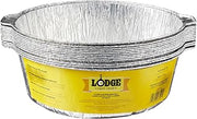 Lodge Silver 12 Inch Aluminum Foil Dutch Oven Liner, 12 Pack