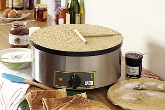 Equipex 400FE Sodir 15.75-Inch Single Crepe Maker/Machine with Cast Iron Plate, 240v