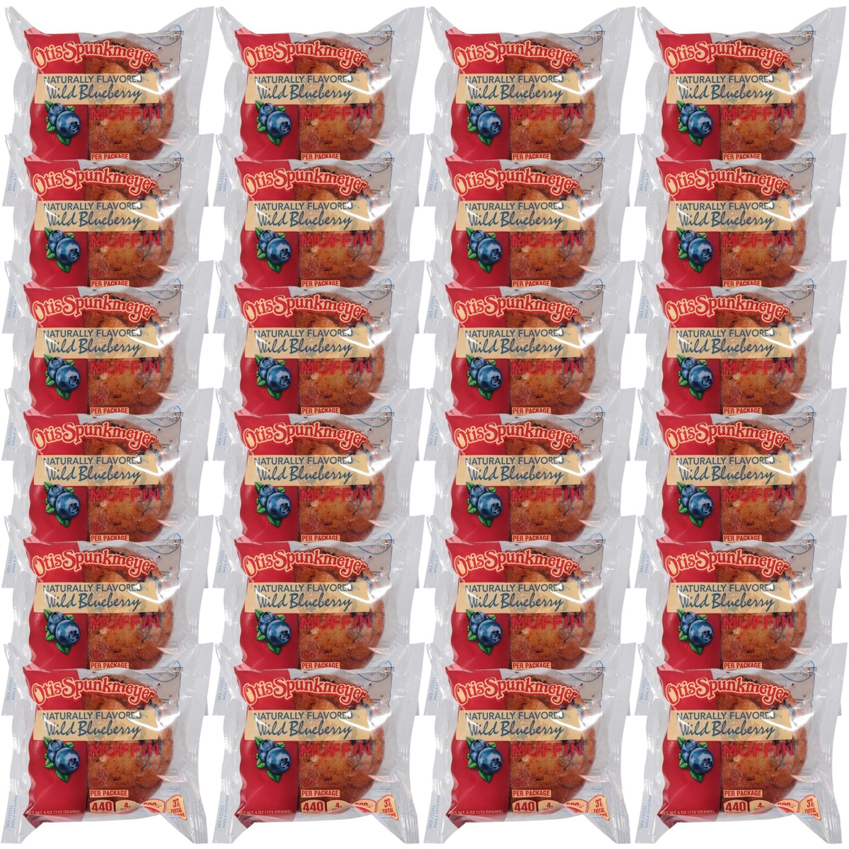 Wild Blueberry Muffin by Otis Spunkmeyer – 4 Ounce (Pack of 24), Pack of 24