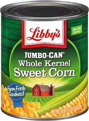 Libby's Jumbo, Whole Kernel Sweet Corn Cans, 29 Ounce (Pack of 12)