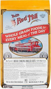 Bob's Red Mill Quick Cooking Rolled Oats, 25 Pound