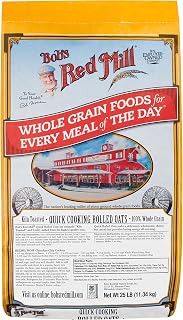 Bob's Red Mill Quick Cooking Rolled Oats, 25 Pound