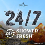 Old Spice 30 Fl Oz (Pack of 4) / Revitalizing with Charcoal / Black Body Washes