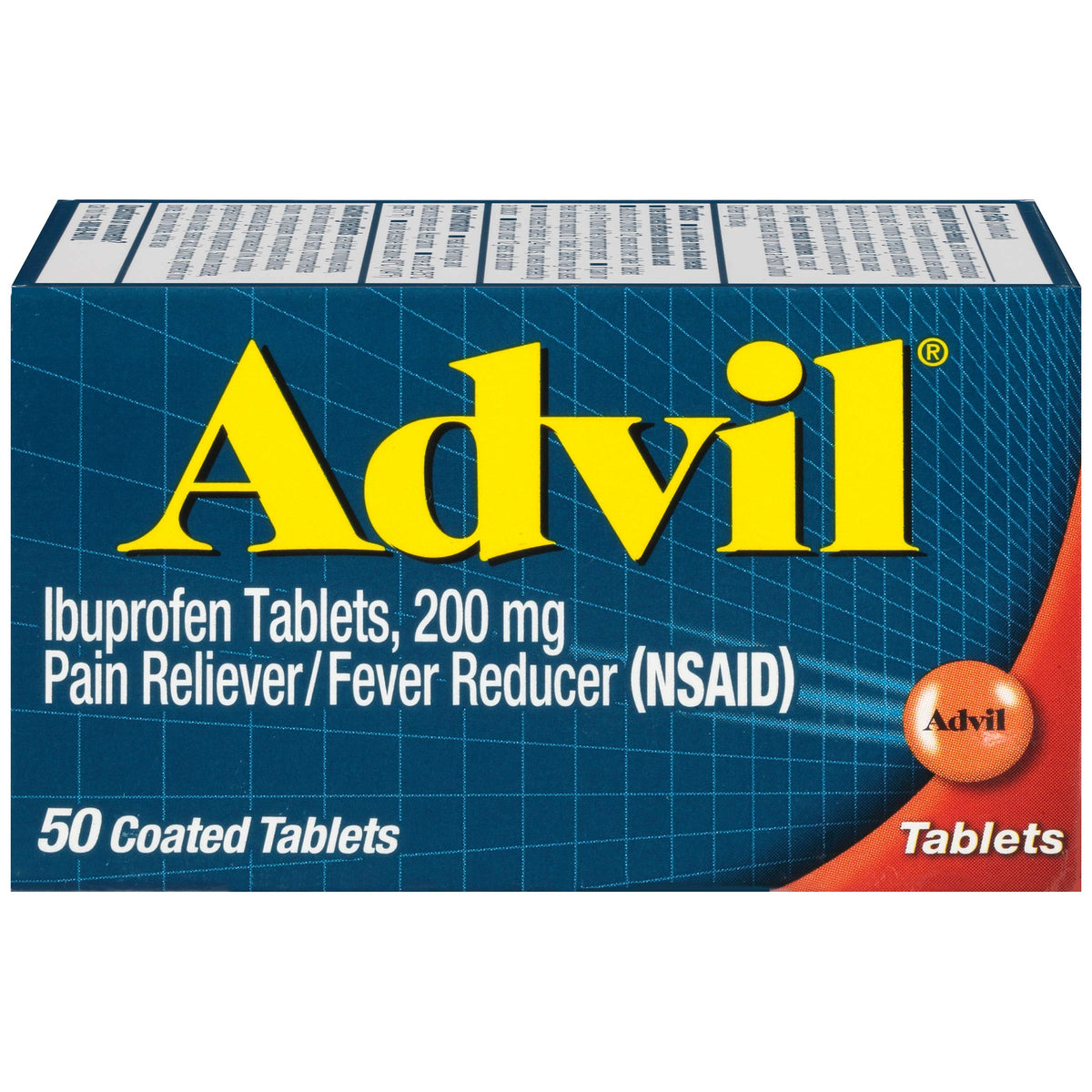 Advil 50 Count (Pack of 1) / 1 Ibuprofen