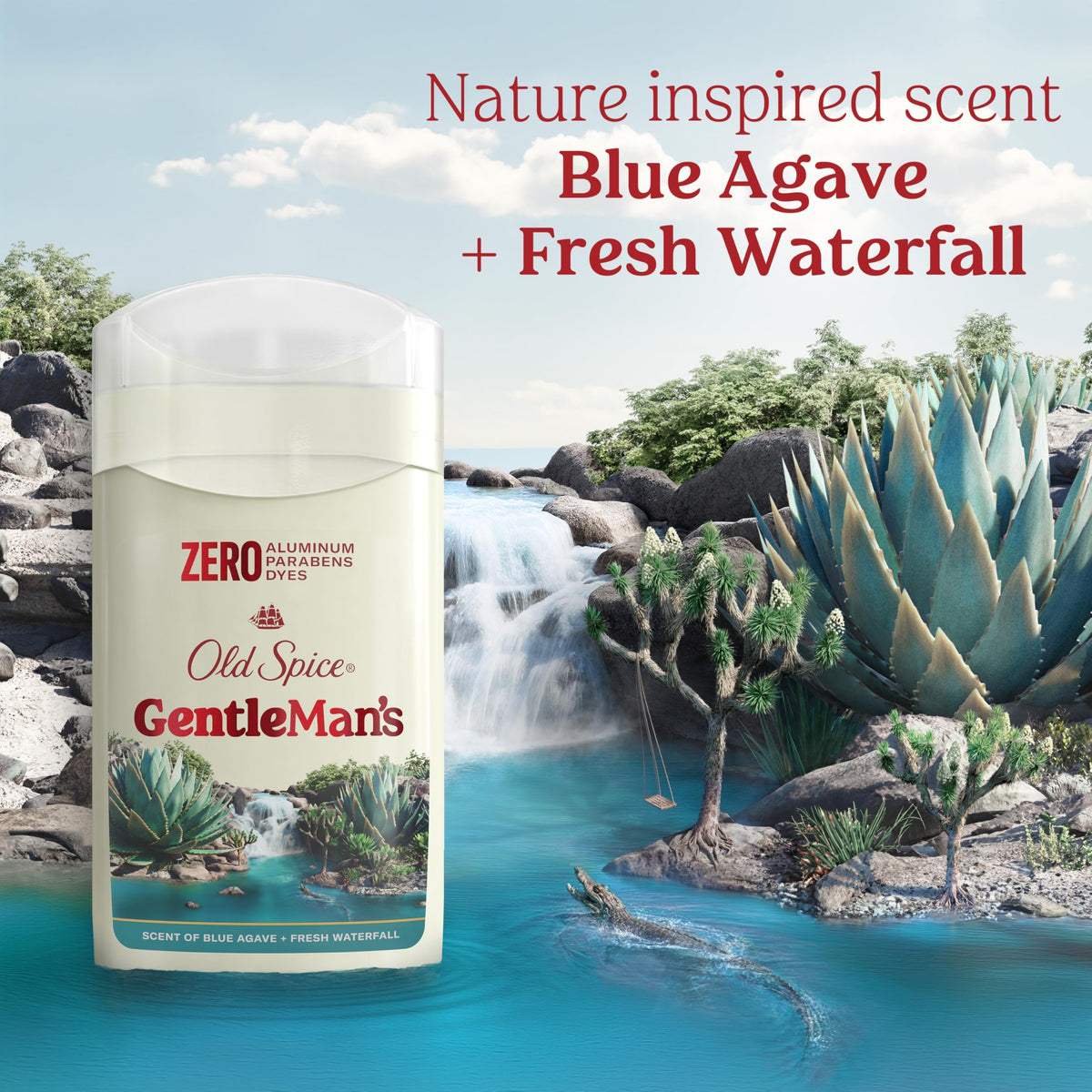 Old Spice Blue Agave + Fresh Waterfall / 3 Ounce (Pack of 3) / 1 Deodorant