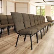 Flash Furniture Jute Fabric/Black Frame / Set of 1 / Classic Chairs