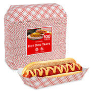 Stock Your Home 100 / 100 Count / Red Serving Trays