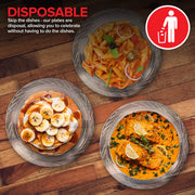 Stock Your Home 120 / 9 Inch / Clear Plates