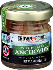 Crown Prince Olive Oil / 1.5 Ounce (Pack of 1) / 18 Anchovies