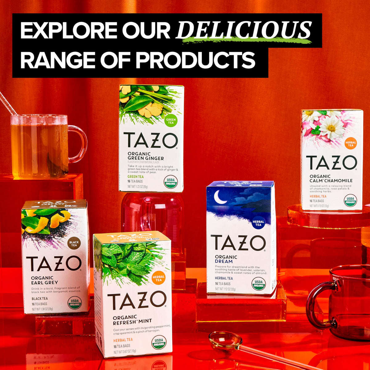 TAZO 16 Count (Pack of 2) / Green Ginger / green Green Tea