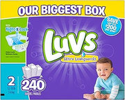 Luvs Ultra Leakguards Diapers Size 2, 240 Count