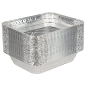 Stock Your Home 20 Pack / Silver / Without Lids Disposable Cookware