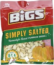 Bigs Simply Salted Pumpkin Seeds Home - style Roast , 5 Ounce - 12 per case