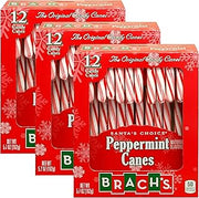 Brach's 12 Peppermint Candy Canes, 12 Count (Pack of 3)