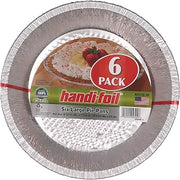 Handi-Foil 22305-17 Large Pie Pans, 1.15" Height, 8.75" Width, 8.75" Length, 6 count