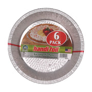 Large Pie Pans by Handi-Foil – 6 CT, 9 inches, Aluminum, Model 22305-17