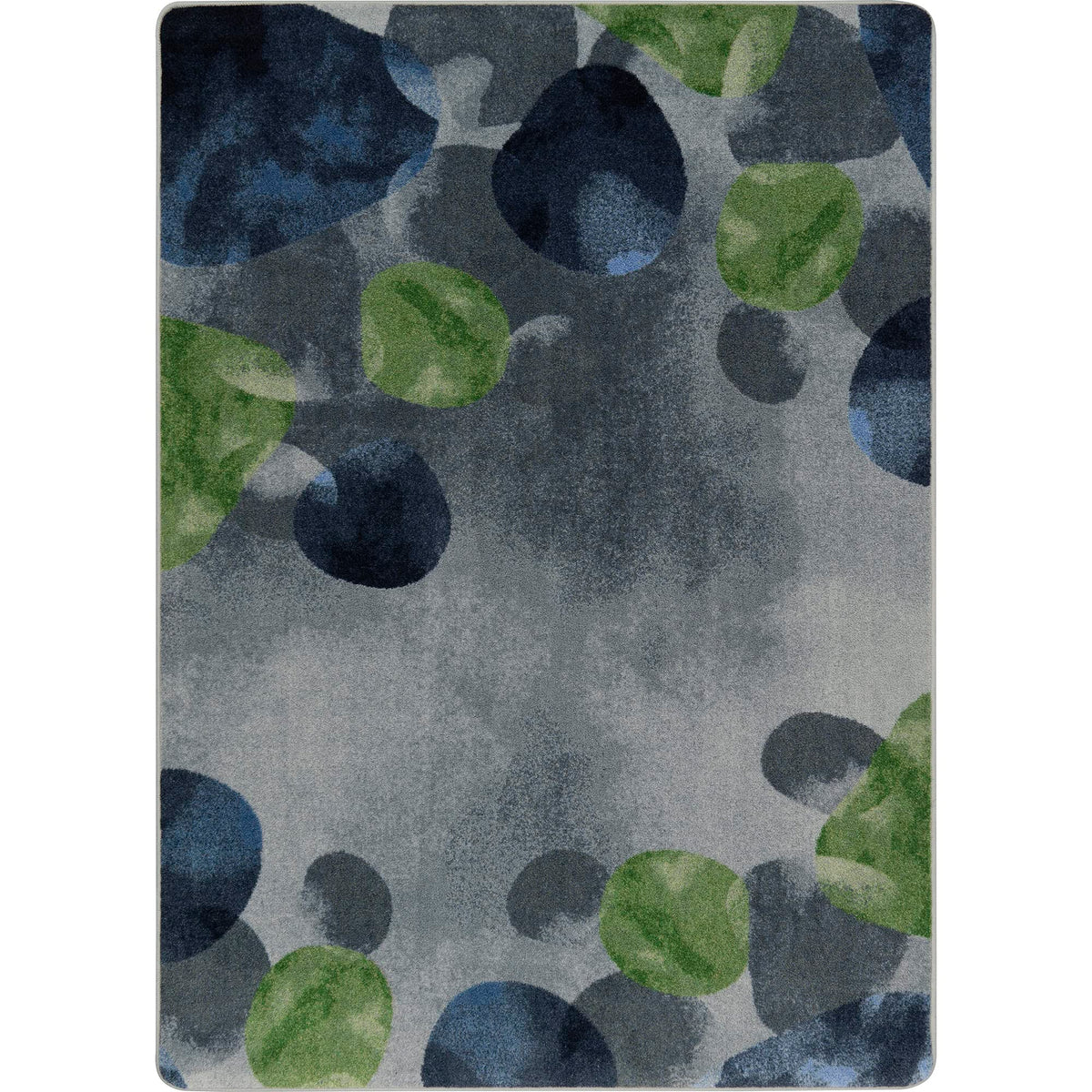 Riverstone 7'8" x 10'9" Area Rug in Color Gray by Joy Carpets – 7'8" x 10'9" (Rectangular), Nylon, Grey, Model 2137D-01