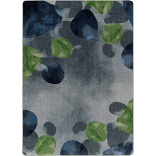 Riverstone 7'8" x 10'9" Area Rug in Color Gray by Joy Carpets – 7'8" x 10'9" (Rectangular), Nylon, Grey, Model 2137D-01