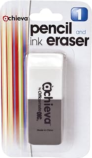 Officemate Achieva Pencil/Ink Erasers, 12 per Box (30242)