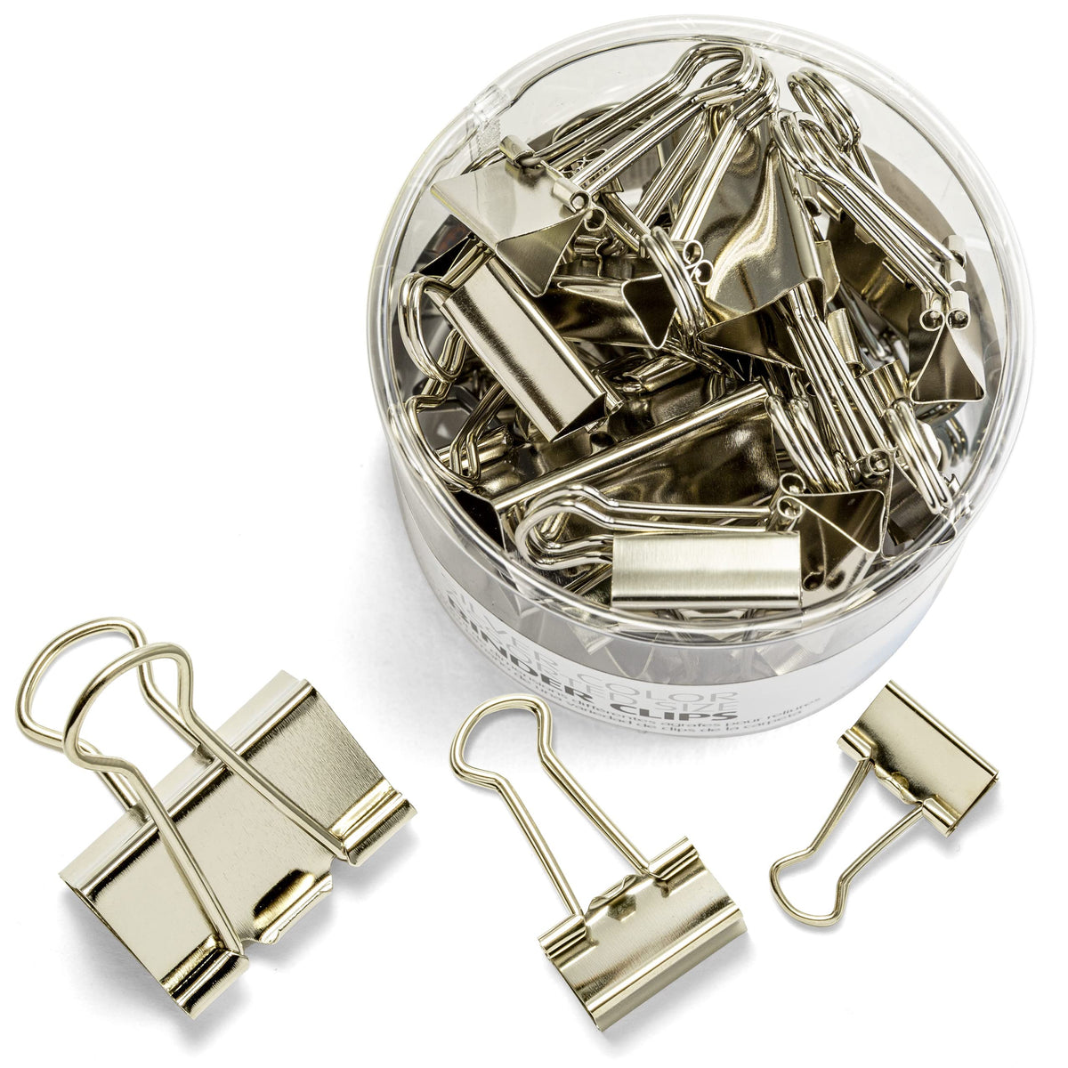 Binder Clips by Officemate – S, Metal, Silver, Model OIC31021