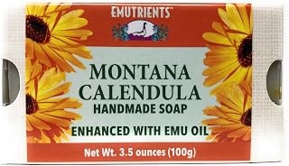 Montana Emu Ranch - Montana Calendula Handmade Soap 3.5 Ounce Bar