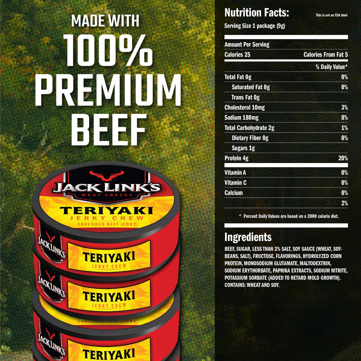 Jack Links Jerky Chew by Jack Link's – 3.84 Ounce (Pack of 2), Pack of 24