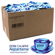 HEARTLAND Aspartame Blue / 2000 Count (Pack of 1) / 1 Stevia