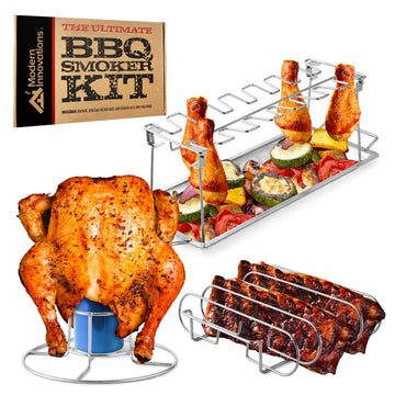 Grill Racks by Modern Innovations – Stainless Steel, silver, Pack of 3
