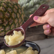 Carlisle FoodService Products 1.5 oz (Pack of 1) / Reddish Brown / Perforated Short Handle Cooking Spoons