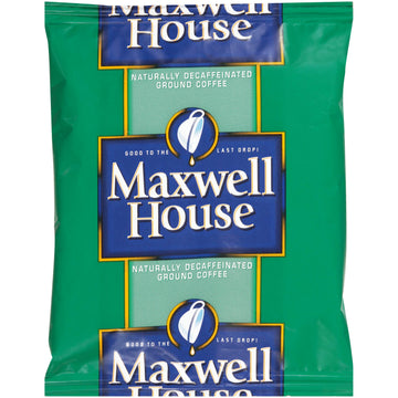 Decaf Medium Roast Ground Coffee (1.5 oz Packets by MAXWELL HOUSE – 1.5 Ounce (Pack of 42), Pack of 42, Model 10043000390419