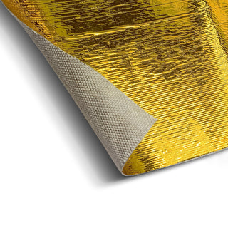 Heat Screen Gold 24" x 24" Non-Adhesive Reflective Heat by Design Engineering – 24" x 24", Fiberglass, Model 10919