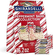 Ghirardelli Peppermint Bark Collection, 16.2 oz Bag Premium Holiday Chocolate Candy Assortment Individually Wrapped