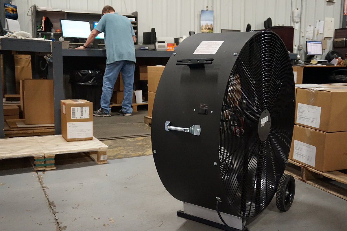 TPI Gray/Black/Silver / 42 / Industrial Table Fans