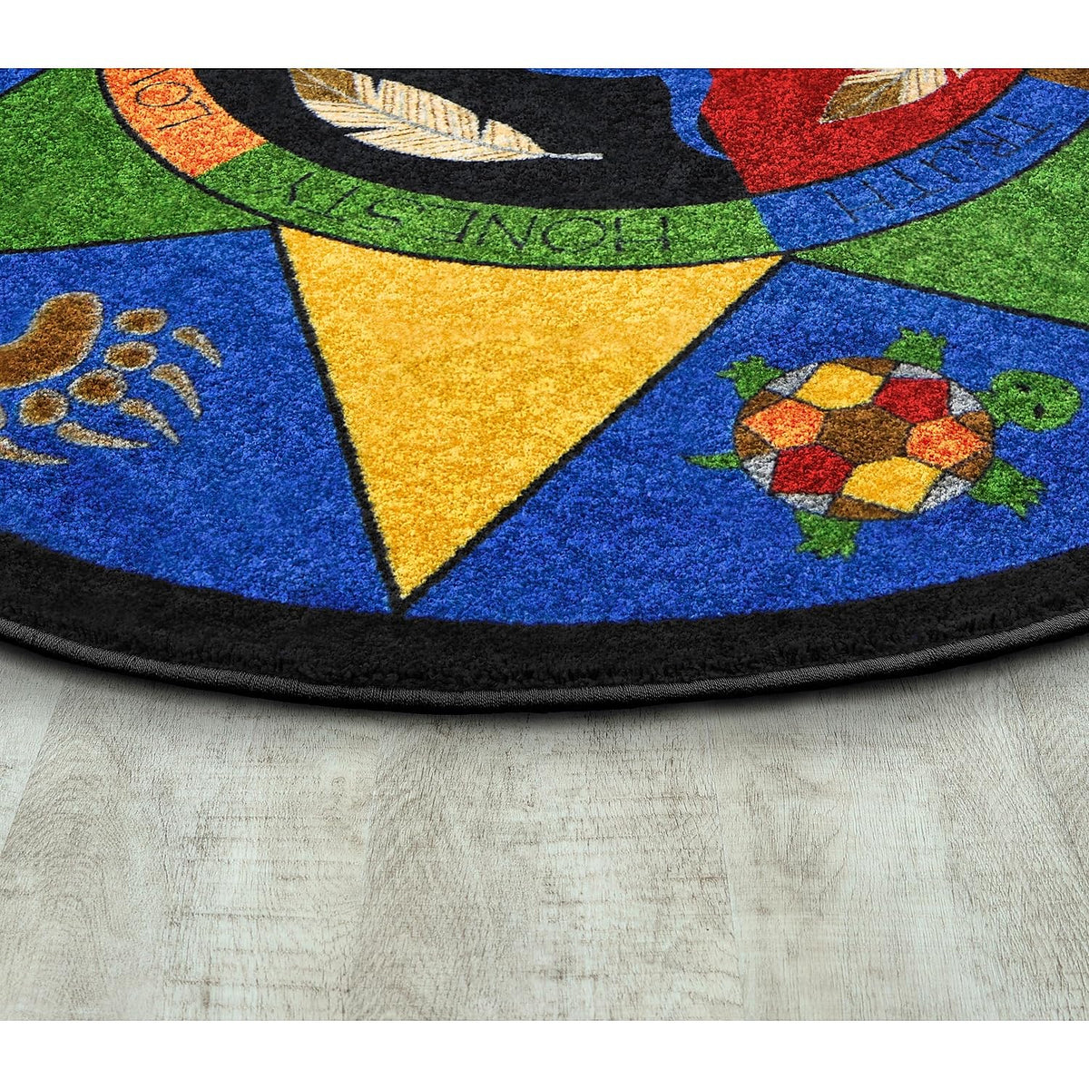 Spirit of Truth Rug by Joy Carpets – 7'7" (Round), Nylon, Multi Color, Model 1554E