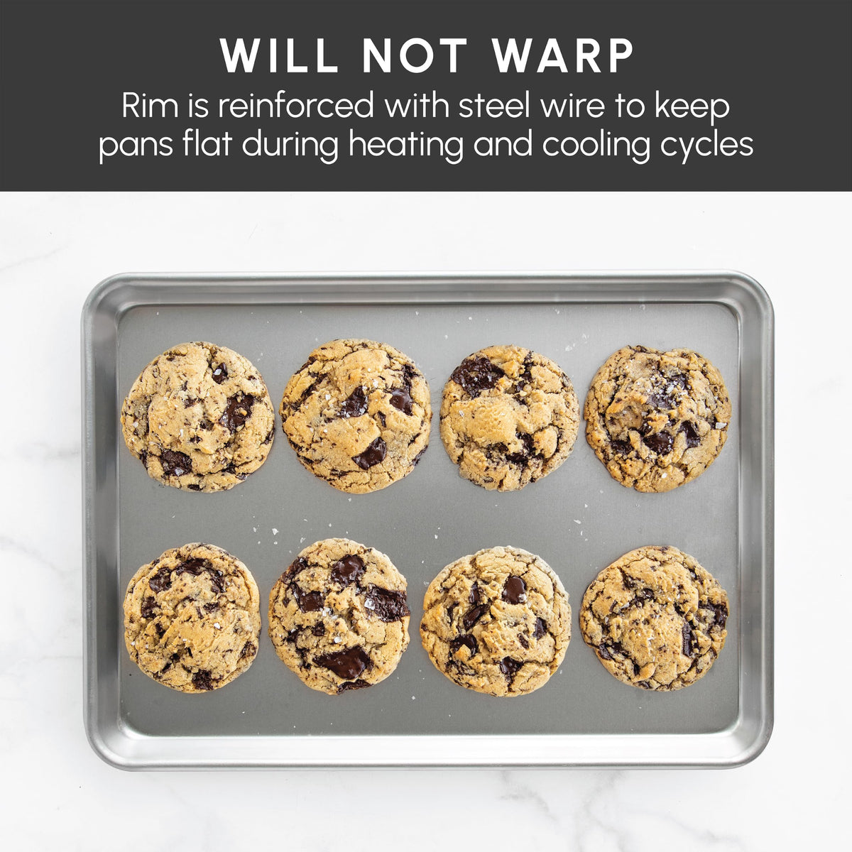Aluminized Steel Half Sheet Baking Pan by Nordic Ware – Half Sheet, Aluminized Steel, Model 43201AMZM