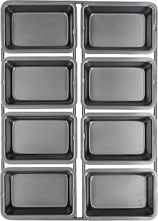Chicago Metallic Kitchen Craft Professional Non-Stick Mini Loaf Tin, one size, black
