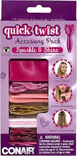 Conair Quick Twist Hair Braider Accessory Kit, Sparkle and Shine