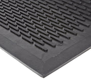 T29 Ridge Scraper Flexible Rubber Scraper Mat by Notrax – Stock Size, Rubber, Black, Model T29S0035BL
