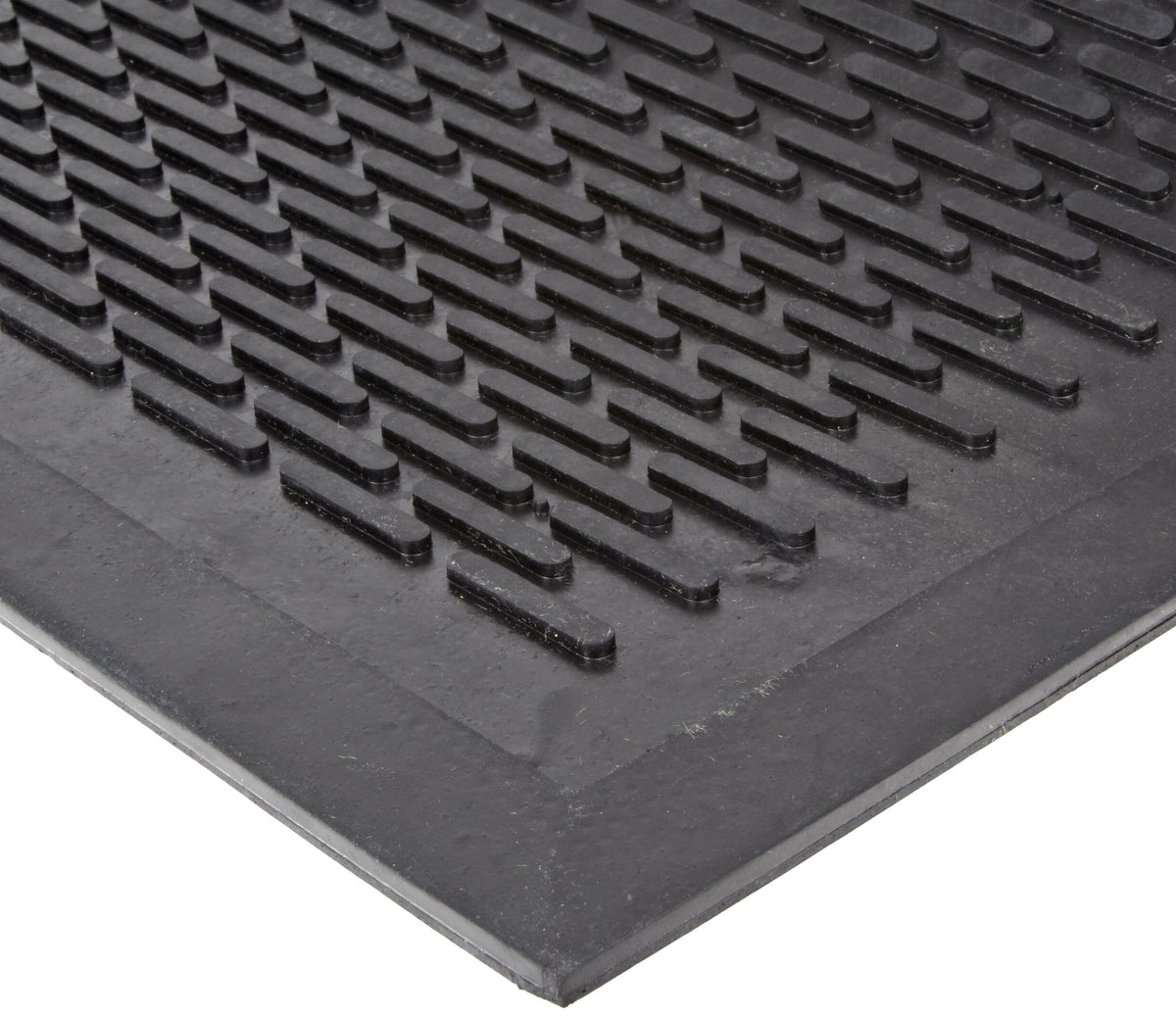 T29 Ridge Scraper Flexible Rubber Scraper Mat by Notrax – Stock Size, Rubber, Black, Model T29S0035BL