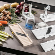 Japanese Mandolin Vegetable Slicer by Benriner – One Size, 12.5 cubic_inches, Ceramic, Off-White, Model BN-1