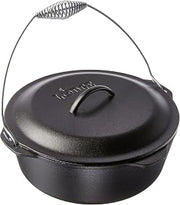 Lodge Pre-Seasoned Cast Iron Dutch Oven with Bail Handle, 9 Quart