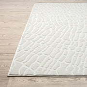 Neutral Cream Area Rug for Living Room by Abani – 2' x 3' (Rectangular), Polypropylene, Cream, Model NTL100A-2