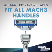 Mach3 Turbo Men's Razor Blades by Gillette – 10 Count (Pack of 1)